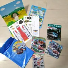 列車＆プラレール＆トミカ　DVD4枚セット　シール、ペーパークラフト　まとめ売り