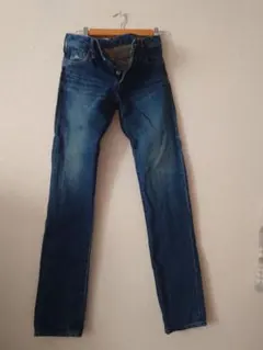 green ストレートデニム 27インチ ジーンズ 脚長 美脚 HYKE