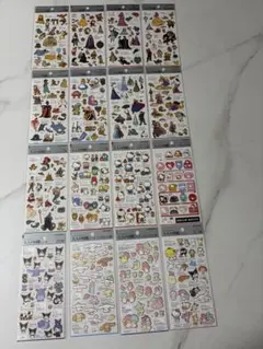 【国内正規品】大人の図鑑シール 16種類 ディズニー サンリオ カミオジャパン