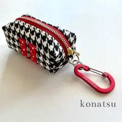 ゴルフボールケース ✦ 千鳥格子 ✦ 大人可愛い｜ ハンドメイド｜ 001