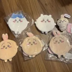 ちいかわ　くじ　ポーチ　5個セット+うさぎストラップ