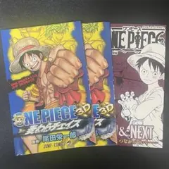 映画入場者特典】ONEPIECE トリコ3Dコミックス＋ワンピースミニ