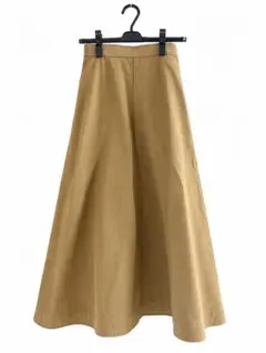 MOUSSY ロングフレアスカート キャメル サイズ1