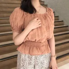 dazzlin 4wayレースブラウス　ホワイト　ももちコラボ