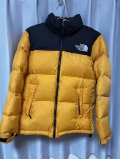 THE NORTH FACE ヌプシダウンジャケット イエロー・ブラック