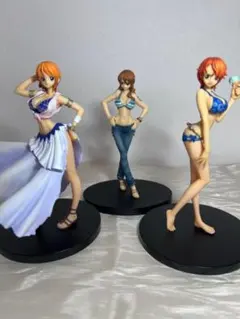T*】様 ドラゴンボールZ.ワンピースコラボフィギュア(ナミ.ブルマ
