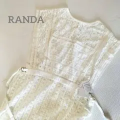 RANDA ランダ　　総レース　ワンピース　チュニック