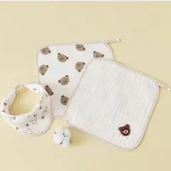 くま スタイ かわいい ループタオル よだれ
