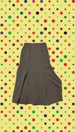 ブラックフレアロングスカート　GU