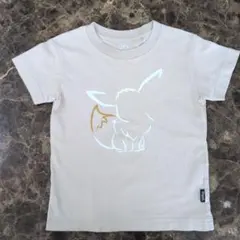 ポケモン ユニクロUT★イーブイ Tシャツ 100cm ベージュ安心の綿100%