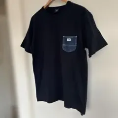 Lee デニムポケット Tシャツ ネイビー　Ｌサイズのサムネイル