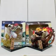 一番くじ 鬼滅の刃黎明に刃を持て B賞　獄杏寿郎　C賞　猗高座　フィギュアセット