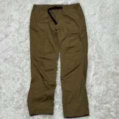 美品　ユニクロ ウォームイージーパンツ リップストップ 裏フリースXL ベージュ