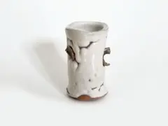 陶芸家　作家物　三輪和彦　金耳盃　筒盃　酒器　酒盃　杯　共箱 陶芸家 作家物 三輪和彦 金耳盃 筒盃 酒器 酒盃 杯 共箱 - メルカリ