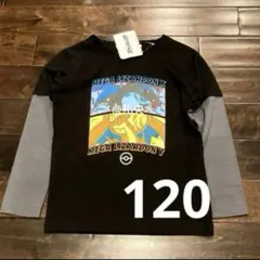 新品 ポケモン メガリザードンXY 長袖 Tシャツ 120cm ロンＴ 重ね着風