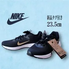 新品タグ付き✨NIKE レボリューション6 黒 23.5 ローカット 軽量