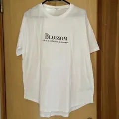 Samansa Mos2 blue Tシャツ ホワイト　未使用品のサムネイル