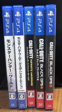 PS4 ソフト 5本セット まとめ売り