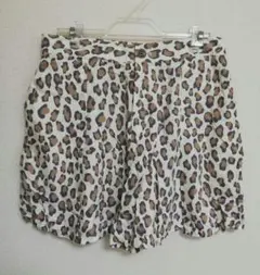 ヒョウ柄 キュロット スカート