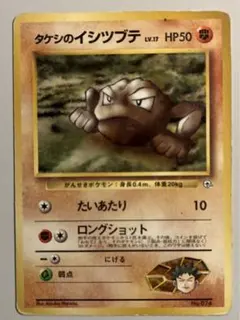 タケシのイシツブテ　lv17