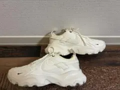 極美　ナイキ ウィメンズ TC 7900 セイル スニーカー 厚底　白23.5㎝
