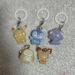 ご*ン様 ポケピース めじるしアクセサリー コンプ ガチャ カプセルトイ