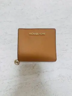 MICHAEL KORS 二つ折り財布 ブラウン - メルカリ
