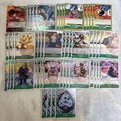 ONE PIECE ワンピース カード 緑 デッキ 受け継がれる意志のサムネイル