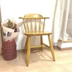 【訳あり品】和モダン ダイニングチェア 単品 完成品 肘付き 食卓椅子　② 訳あり品】ダイニングチェア 単品 完成品 無垢材 肘付き 木製 食卓椅子