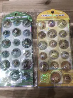 ポチャッコ　ポムポムプリン　カプセルシール2点セット