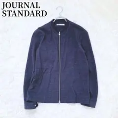 ジャーナルスタンダード MA-1風ジャケット ダークブルー ダブルジップ 春夏