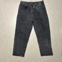 ダークグレー ストレートレッグデニム XL