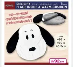 SNOOPY スヌーピー 入れる！あったかクッション