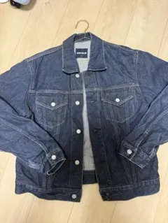 90s OLD UNIQLO デニムジャケット Gジャン XL ユニクロ 濃紺