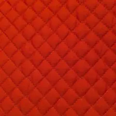 キルティング生地　綿ブロード　赤