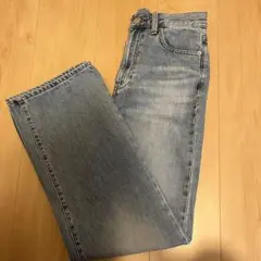 ユニクロ　UNIQLO ワイドストレートジーンズ　64 Blue