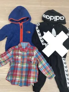男の子　子供服　まとめ売り　80/90ノースフェイス　ミキハウス