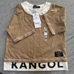 KANGOL ブラウン Tシャツ 120サイズ⭐︎新品未使用のサムネイル