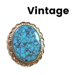 ビンテージ ターコイズ ブローチ