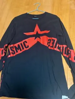 DIESEL ロングスリーブTシャツ ブラック/レッド