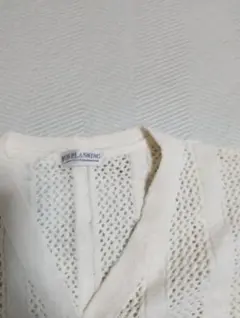 半袖ニット ホワイト