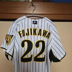 阪神タイガース 江夏豊 背番号28 復刻レプリカ ユニフォーム LL タグ付き 阪神タイガース 江夏豊 背番号28 復刻レプリカ ユニフォーム LL タグ