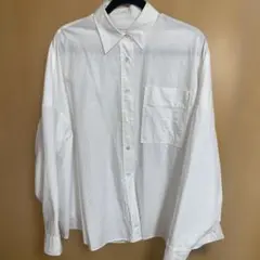 ADAM ET ROPÉ ホワイトオーバーサイズ長袖シャツ