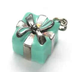 ティファニー ティファニーブルー ギフトボックス チャーム ペンダント