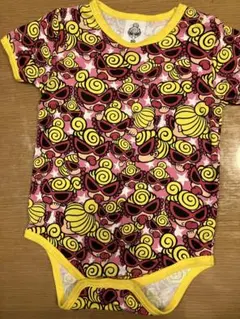 ヒステリックミニ ミニちゃん総柄 半袖ロンパース 美品