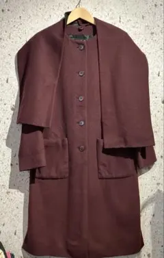 agnes b.PARIS ノーカラーコート　ウールカシミア　アニエスベーのサムネイル