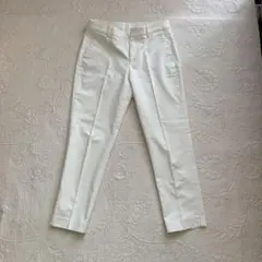 UNIQLO レディース　クロップドパンツ 白　S