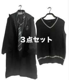 【3点セット】ハリーポッタースリザリンローブ,ネクタイ,ニット ベスト
