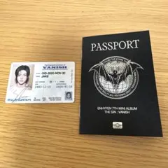 ENHYPEN THE SIN : VANISH ジェイク パスポート&カード