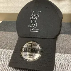 SAINT LAURENT NEWERA YSL キャップ 帽子 フェード 黒